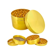 Efotech Grınder Parçalayıcı Metal Baharat Öğütücü Herb Spice 4 Katmanlı 40mm / 50mm / 63mm Gold, 63mm , Etg-40 Diğer