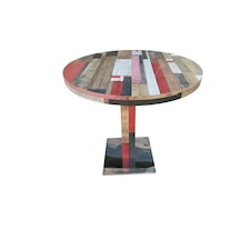 Bengimobilya Masa Laminant Model Isıdan Etkilenmez Doğal Malzem Metal Ayak Ve