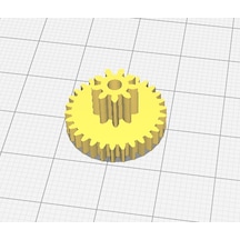 9x30 Diş Plastik Özel Üretim  Dişli