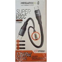 Megatech Mt-120ut 120w Usb To Type-c Data Kablosu Kdo