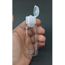 25 Adet 50 Ml Kolonya-Likit-Dezenfektan- Boş Şişe 50 Ml Şişesi N11.411