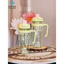 H2o Tritan Saplı Pipetli Matara 1250 Ml Yeşil