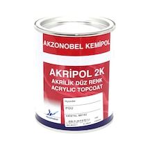Akzonobel Akripol 2k Düz Renk-kristal Beyaz-pgu-1 Lt.