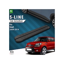 S-dizayn Kia Soul S-line Siyah Yan Basamak 173 Cm 2009-2014 A+ Kalite