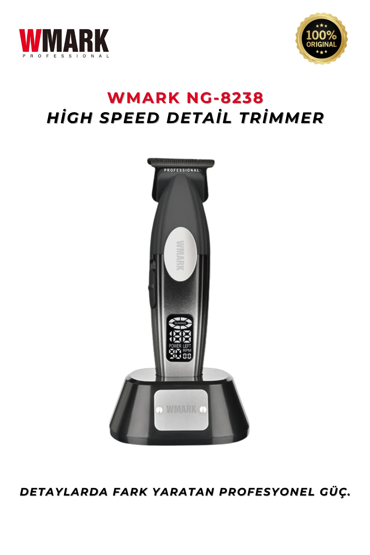 Wmark Ng-8238 High Speed Clipper Silver Gücü Hisset, Profesyonelliği Yaşa 3-4 Saat