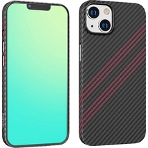 Hoco Apple iPhone Uyumlu 14 Plus 6.7 Kılıf Kevlar Texture Darbe Emici Telefon Kılıfı- 5775