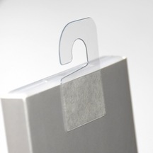 Ürün Askı Etiketi Plastik Yapışkanlı Kanca Tipi 4x2,8 Cm 1000 Adet Ht349