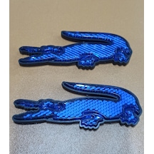 Timsah Şekilli Mavi Renk Reflektör Yapışkanlı 2 Adet Plastik