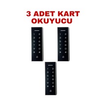 Sr-205 Em Kartlı Ve Şifreli Geçiş Sistemi Proximity Rfıd Kart Okuyucu 125 Khz 3 Adet