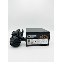 Fazeon Atx-650w 80+ Bronze Psu Power Supply Güç Kaynağı Siyah