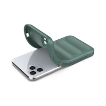 iPhone Uyumlu 11 Pro Max Kılıf Optimum Lens Çerçeveli Silikon Kapak