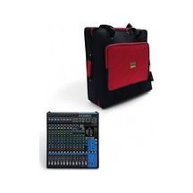 Mg16xu / Mg16x / Mg16 / Mg20xu / Mg20 Mikser İçin Uyumlu Soft Case Çanta Kılıf - Siyah Kırmızı.