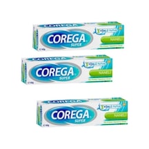 Süper Protez Yapıştırıcı Krem Naneli 40gr 3lü
