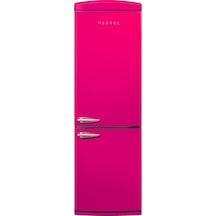 Vestel RETRO NFK37011 330 L No-Frost Buzdolabı Pembe Vestel RETRO NFK37011 330 L No-Frost Buzdolabı Pembe