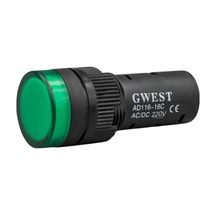 Gwest 16 - Y Led Sinyal 220v. Ac-dc Yeşil 20 Adet