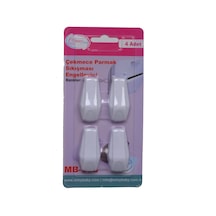 Miny Baby Parmak Sıkışması Engelleyici Aparat-Beyaz Çok Renkli