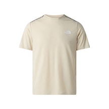 The North Face M Mountain Athletics Tape Erkek Outdoor Tişörtü Nf0a8dy9dom1 Bej