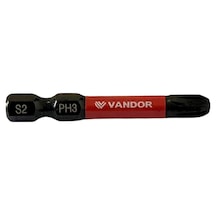 Vandor Bits Uç Matkap Ucu Tornavida Ucu Vidalama Ucu İmpact Ph3-50 Mm - 1 Adet