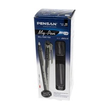 Pensan Tükenmez My-Pen 1.0 Siyah 2210 25'li