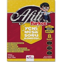 Afili Türkçe Yeni Nesil Soru Bankası  -  LGS'ye Hazırlık -  Efx Akademi Yayınları