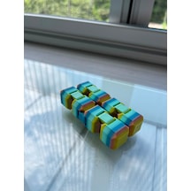 Renkli Rengarenk Sonsuzluk Küpü / Fidget Cube / Stres Giderici Eklem Oyuncak 3d Üretim