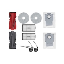 Robotyedek, Qrevo Curvx/qrevo Curv 2 Pro/edge 2 Pro Roborock İle Uyumlu Ana Fırça Hepa Mop Fırça Toz Torbası Seti 1 Diğer