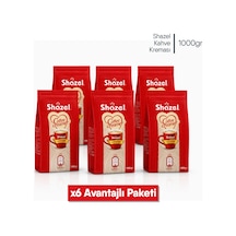 Shazel Kahve Kreması 1000 Gr Flat Bottom 6 Adet
