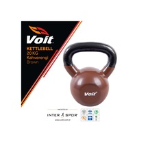 Voit Vinyl Kettlebell 20  KG Kahve Kahverengi