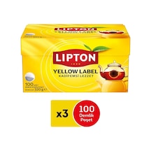 Yellow Label Demlik Poşet Çay 100'lü X 3 Adet