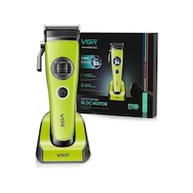 V-880c Profesyonel Saç Kesme Makinesi 7200 Rpm Seramik & Mım Çelik Bıçaklı Şarjlı Tıraş Makinesi 10 Taraklı - Clipper