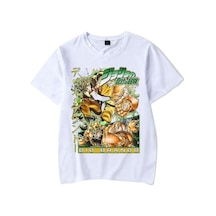 Noıssey Kırmızı Etiket Gala Jojo Dio Brando Dünya T-shirt 16763 Beyaz