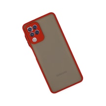 Samsung Galaxy Uyumlu - A22 Kılıf Montreal Silikon Kapak - Kırmızı