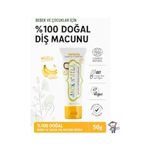 Jack And Jill Kids Organik Muzlu Diş Macunu 50 Gr Doğal İçerikli Hassas Diş Etleri İçin