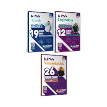 Yediiklim 2026 Kpss Tarih + Coğrafya + Vatandaşlık 57 Deneme Atölye Serisi 3 Lü Set Yediiklim Yayınları