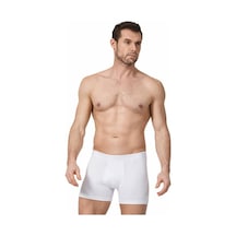 Namaldı Erkek Likralı Boxer 128 - 6 Adet Beyaz