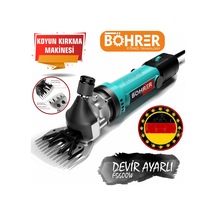 Böhrer Hb0253t Alman Koyun Keçi Kırkma Kırpma Makinesi ,blue 3200w Devir Ayarlı ,bakır Sargılı Beiyuan Bıçak
