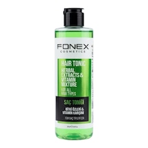 Fonex Bitki Özleri & Vitamin Karışımlı Tüm Saç Tipleri İçin Saç Toniği 250 Ml Yeşil