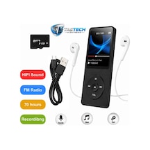 1049mp 8gb Hafıza Kartı  Ekranlı Mp3 Çalar Dahili Hoparlör Fm Radyo Bluetooth Müzik Çalar
