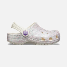 Crocs Classıc Glıtter Unısex Çocuk Terlik 206992-9dı Gri