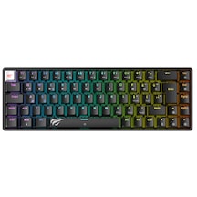 Havit Gamenote Kb860l-tur Rgb Mekanik Gaming Klavye - 69 Tuşlu, Red Switch - Siyah