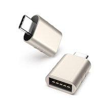 Usb-c To Usb 3.0 Adaptör 2 Li Set Kompakt Yıldız Işığı Dönüştürücü Pratik Seti