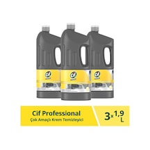 Professional Çok Amaçlı Krem Temizleyici 1,9 Lt 3adet 3'lü Set