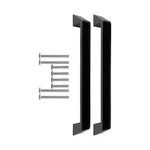 Mutfak Ve Banyo Dolabı Kapakları Ve Çekmeceler İçin Metal Kulp Paslanmaz Alüminyum Mobilya Dolap Kulbu 160mm Mat Si
