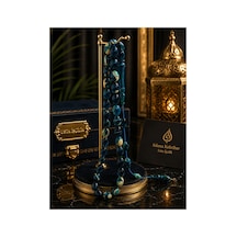 Sıkma Kehribar Tesbih Hareli Kapsül Kesim Usta İşçilik - Özel Ahşap Kutu Lacivert - 876077020 Lacivert - 876077020 Lacivert