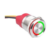 Wd19t-p1-e 19mm Dokunmatik Touch Metal Buton - Çift Renk