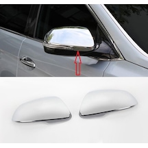 Hyundai Santa Fe 2013 - 2017 Ayna Kapağı Abs Krom