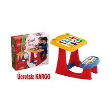 Çocuk Ders Çalışma Masası Çok Renkli