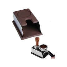 Paslanmaz Çelik Espresso Kahve Sabotaj Standı Çekiç Pedi Kahverengi Diğer