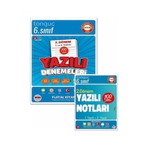 6. Sınıf Yazılı Notları Ve Denemeleri 2. Dönem 1 Ve 2. Yazılı 2 Kitap - Tonguç Yayınları