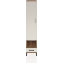 Hyperion Dolap 6 Raflı Tek Çekmeceli Tek Kapaklı 44x44x221 Çam-aytaşı Atlas Çam
